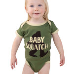 Lazy One Baby Squatch Infant Onesie Creeper