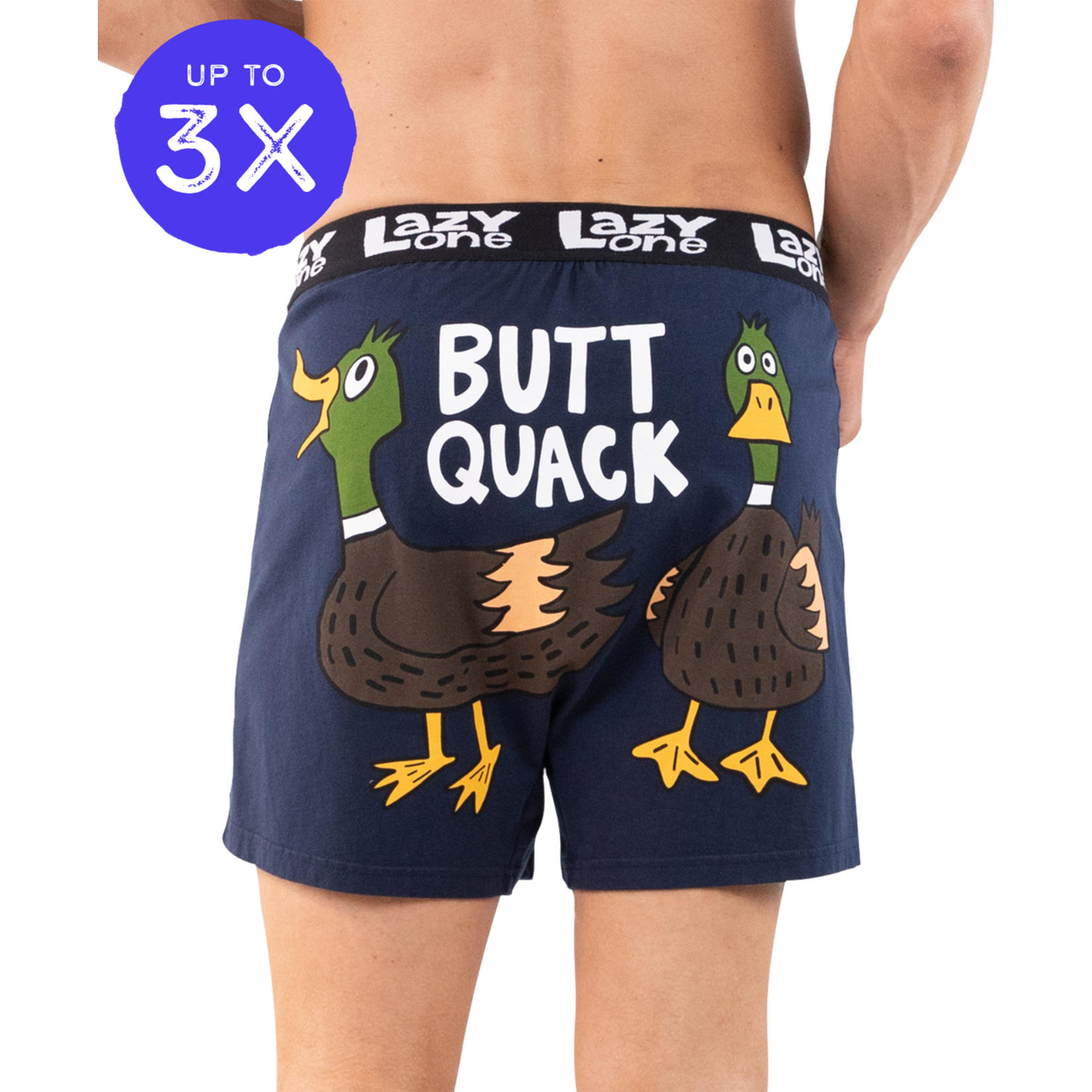 Lazy One Butt Quack Men's Boxer