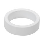 Porkchop BMX 1 1/8" headset spacer 10mm thick for threadless BMX or MTB bicycle - WHITE