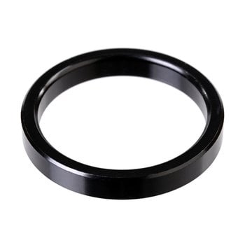Porkchop BMX 1 1/8" headset spacer 5mm thick for threadless BMX or MTB bicycle - BLACK ANODIZED
