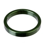 Porkchop BMX 1 1/8" headset spacer 5mm thick for threadless BMX or MTB bicycle - GREEN ANODIZED