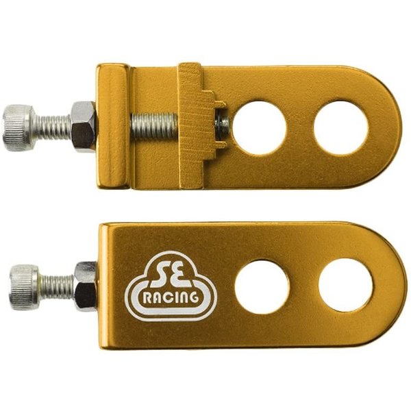 SE Racing SE Racing BMX Bicycle Chain Tensioners for 3/8" axles - GOLD