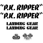 SE Racing SE Racing PK RIPPER decal set - BLACK (from SE Racing)