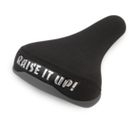 SE Racing SE Racing "RAISE IT UP!" BMX bicycle seat saddle, 8mm rails , textured vinyl, BLACK