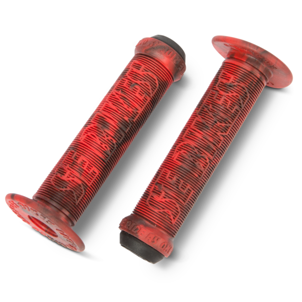 SE Racing SE Racing BIKE LIFE open end BMX bicycle grips with bar ends 135mm RED SWIRL