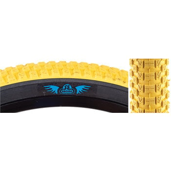 SE Racing SE Racing Cub 24" X 2.0" BMX bicycle skinwall tire YELLOW/BLACK SIDEWALL