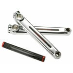 Redline Redline Flight 175mm 19mm spindle chromoly BMX bicycle crankset (arms, spindle, bolts) - CHROME