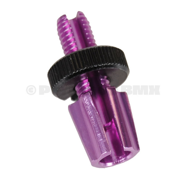 Dia-Compe Dia-Compe M7 bicycle brake lever threaded barrel adjuster - PURPLE