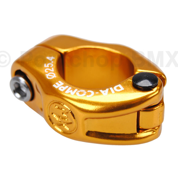 Dia-Compe Dia-Compe MX hinged old school BMX seat clamp - 25.4mm (1") GOLD