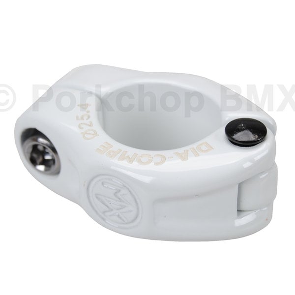 Dia-Compe Dia-Compe MX hinged old school BMX seat clamp - 25.4mm (1") WHITE