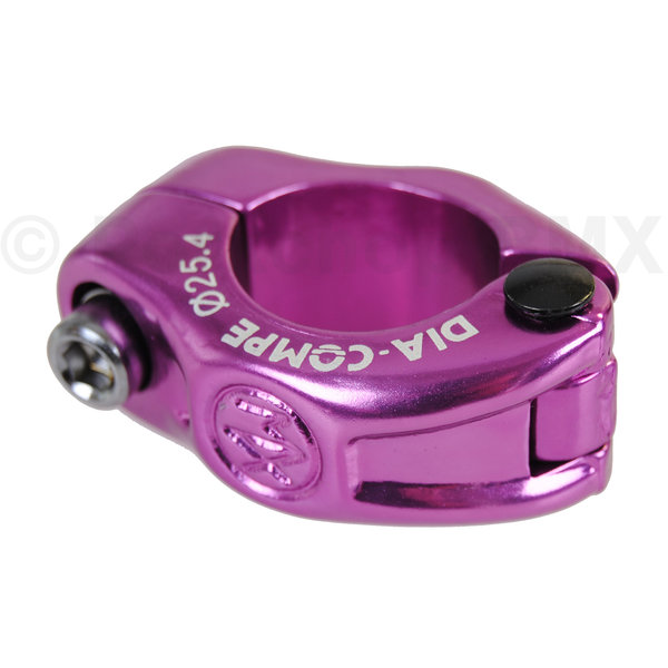 Dia-Compe Dia-Compe MX hinged old  school BMX bicycle seat clamp - 25.4mm (1") PURPLE