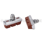 Dia-Compe Dia-Compe Gran Compe NEW threaded brake pads road bicycle (PAIR) SALMON