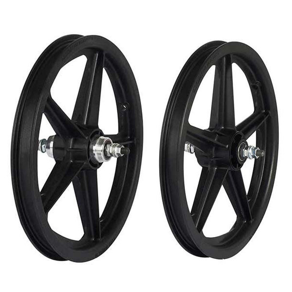 Skyway Skyway Tuff 16" (305mm bead diameter)mag wheel set in SE Racing boxes - BLACK