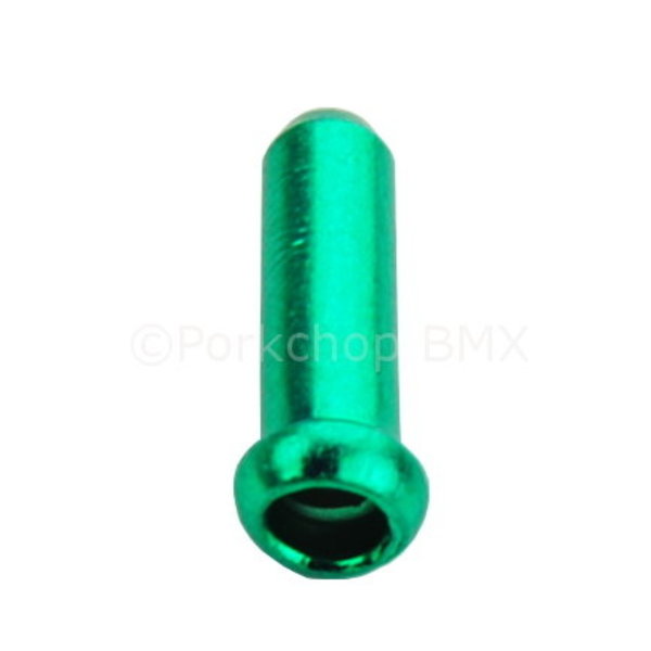 Dia-Compe Dia-Compe bicycle brake cable end crimps tips (each) GREEN