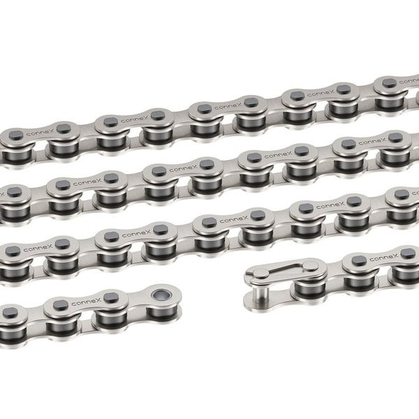 Wipperman Connex 108 BMX Bicycle Chain 1/2" X 1/8" X 112L - NICKEL PLATE (MADE IN GERMANY)