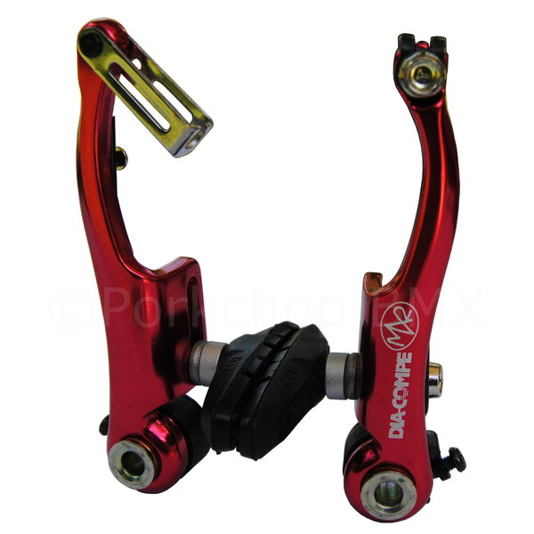 Dia-Compe Dia-Compe MX2 bicycle BMX V-brake caliper - RED ANODIZED