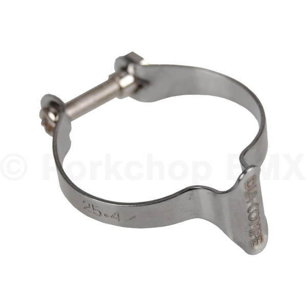 Dia-Compe Dia-Compe 25.4mm (1") Bicycle Brake Cable Housing Frame Clip Clamp Holder CHROME