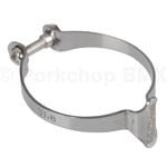 Dia-Compe Dia-Compe 31.8mm 1 1/4" Bicycle Brake Cable Housing Frame Clip Clamp Holder CHROME