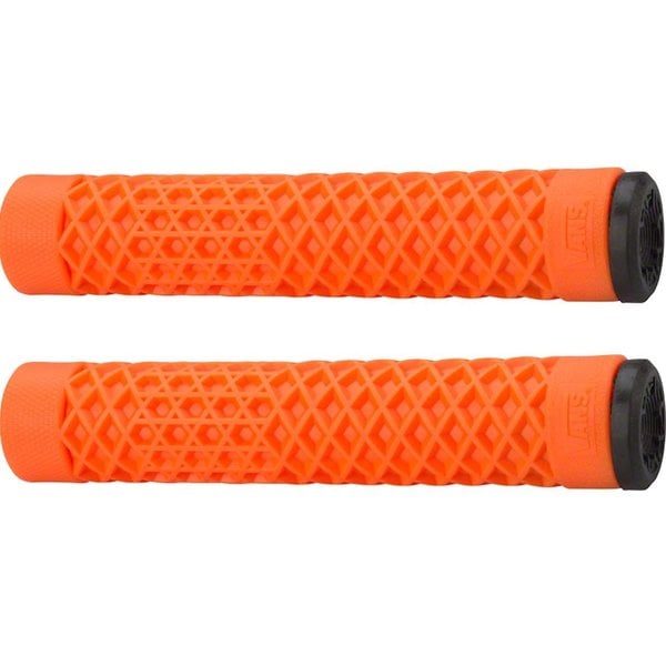 Cult Cult Vans open end BMX flangeless bicycle grips with bar ends 150mm ORANGE