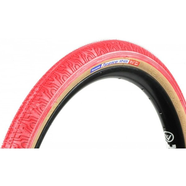 Panaracer Panaracer HP406 freestyle tread BMX bicycle skinwall tire - 20" X 1.75 - RED