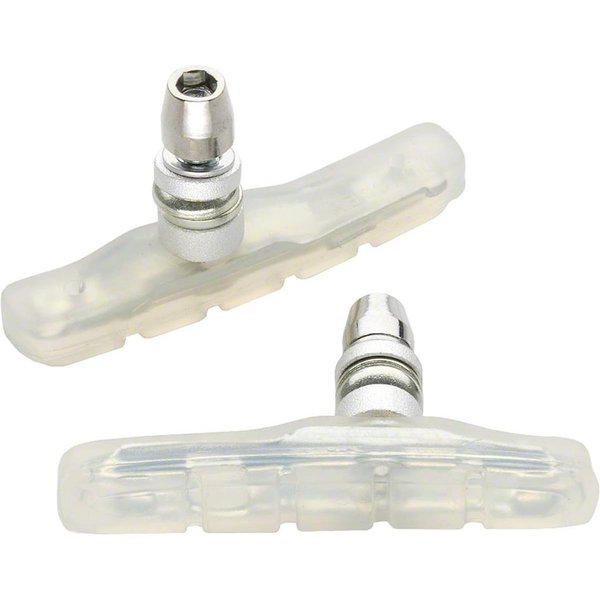 Odyssey Odyssey A-Brake V-brake threaded BMX bicycle brake pads (PAIR) - CLEAR