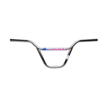 GT ***BLEMISH***GT Performer 9.125" rise  old school reissue BMX bicycle chromoly handlebars CHROME***BLEMISH***