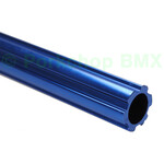 Porkchop BMX ***BLEMISH*** Fluted aluminum alloy old school BMX bicycle seat post 22.2mm (7/8") - 450mm - COBALT BLUE ANODIZED ***BLEMISH***