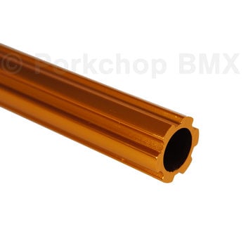 Porkchop BMX ***BLEMISH*** Fluted  aluminum alloy old school BMX bicycle seat post 22.2mm (7/8") 450mm - DARK GOLD ***BLEMISH***