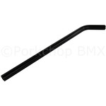 Porkchop BMX ***BLEMISH*** Fluted alloy LAYBACK bicycle seat post 22.2mm (7/8") 490mm BLACK ***BLEMISH***