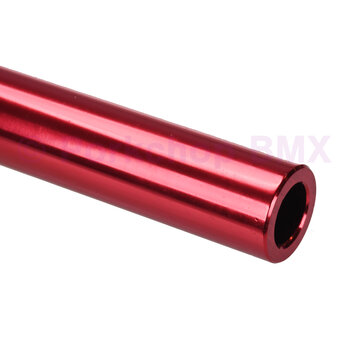 Porkchop BMX ***BLEMISH*** SMOOTH aluminum alloy old school BMX bicycle seat post 22.2mm (7/8") - 450mm - RED ANODIZED ***BLEMISH***