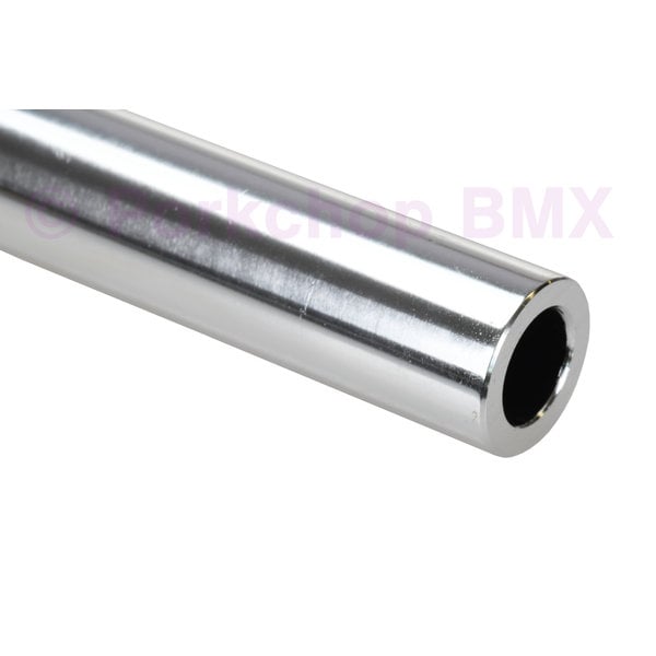 Porkchop BMX ***BLEMISH*** SMOOTH aluminum alloy old school BMX bicycle seat post 22.2mm (7/8") - 450mm - SILVER ANODIZED ***BLEMISH***