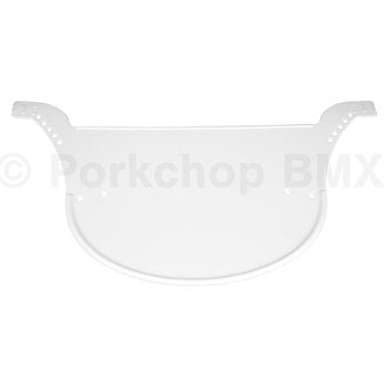 Neal Enterprises ***BLEMISH*** Neal Enterprises PROTO-PLATE old school BMX bicycle racing number plate WHITE ***BLEMISH***