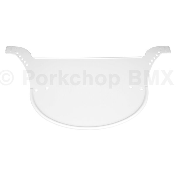 Neal Enterprises ***BLEMISH*** Neal Enterprises PROTO-PLATE old school BMX bicycle racing number plate WHITE ***BLEMISH***