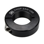 Chop Saw USA ***BLEMISH*** Chop Saw 1" threaded headset lock BMX Bicycle aluminum alloy locknut  - BLACK ***BLEMISH***