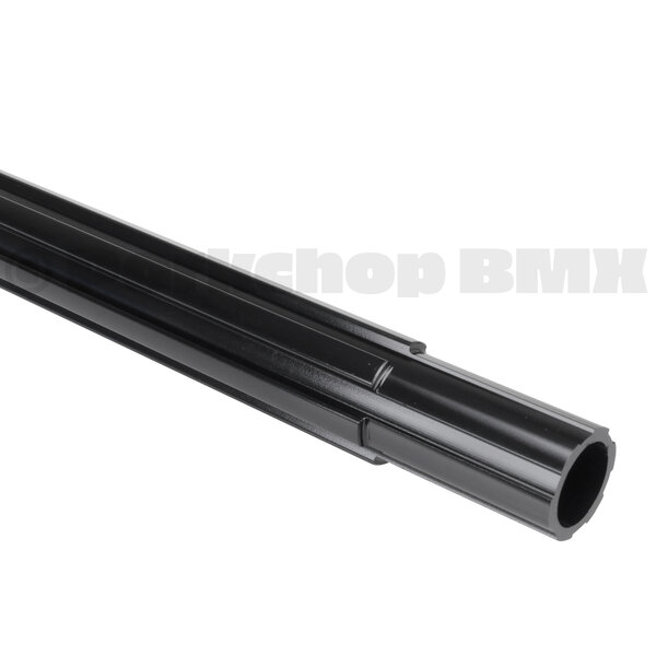 Porkchop BMX ***BLEMISH***Fluted alloy bicycle seat post 25.4mm (1") 450mm - BLACK***BLEMISH***