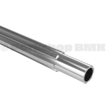 Porkchop BMX ***BLEMISH***Fluted alloy bicycle seat post 25.4mm (1") 450mm - SILVER***BLEMISH***