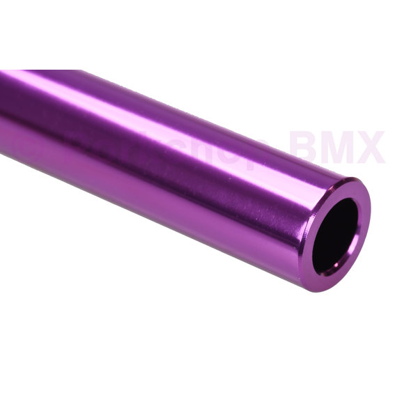 Porkchop BMX ***BLEMISH***SMOOTH aluminum alloy old school BMX bicycle seat post 22.2mm (7/8") - 450mm - PURPLE ANODIZED***BLEMISH***