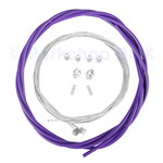 Porkchop BMX Basic Bicycle Brake Cable Kit for BMX/MTB - PURPLE