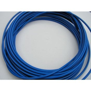 Porkchop BMX Lined Bicycle Brake Cable Housing 5mm - BLUE (PER FOOT)