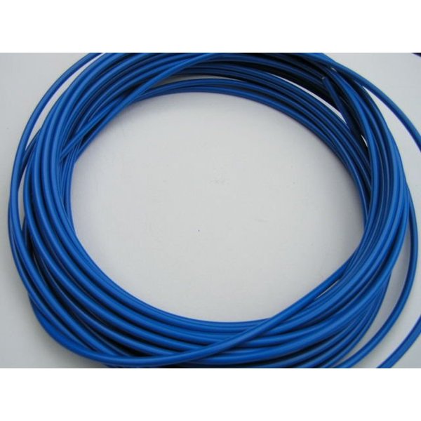 Porkchop BMX Lined Bicycle Brake Cable Housing 5mm - BLUE (PER FOOT)