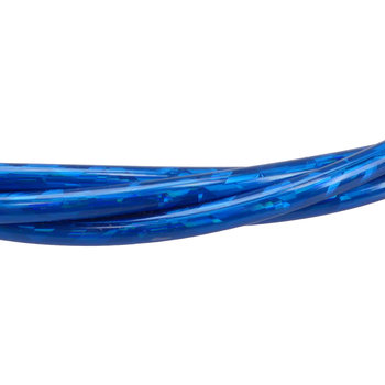 Porkchop BMX Lined Bicycle Brake Cable Housing 5mm - LASER BLUE (PER FOOT)