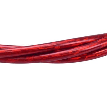 Porkchop BMX Lined Bicycle Brake Cable Housing 5mm - LASER RED (PER FOOT)