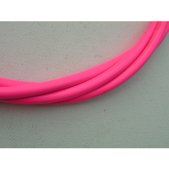 Porkchop BMX Lined Bicycle Brake Cable Housing 5mm - NEON PINK (PER FOOT)