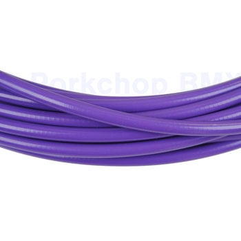 Porkchop BMX Lined Bicycle Brake Cable Housing 5mm - PURPLE (PER FOOT)