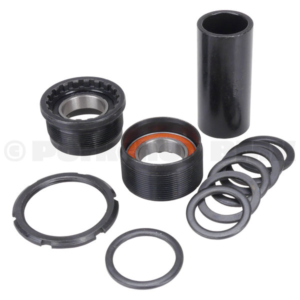 BMX Bicycle 19mm Euro threaded (BSA) sealed bearing Bottom Bracket for 19mm spindle BLACK