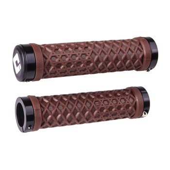 ODI ODI LOCK-ON VANS BMX or MTB bicycle flangeless grips - CHOCOLATE BROWN