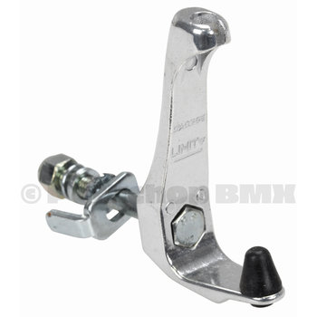 Dia-Compe NOS Dia-Compe 1281F front cantilever bicycle brake cable stop hanger - SILVER