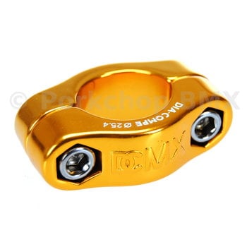 Dia-Compe Dia-Compe MX 2 PIECE BMX bicycle seat clamp - 25.4mm (1") GOLD