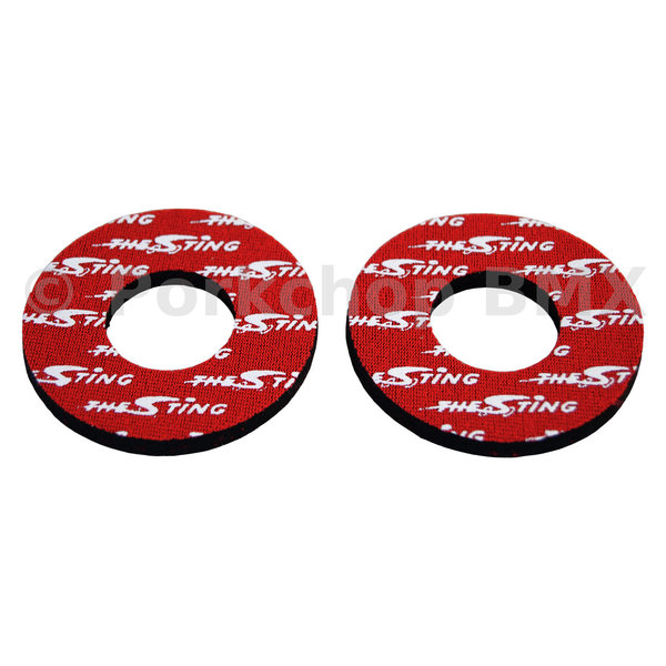 Schwinn Schwinn Sting old school BMX bicycle foam grip donuts RED (officially licensed)