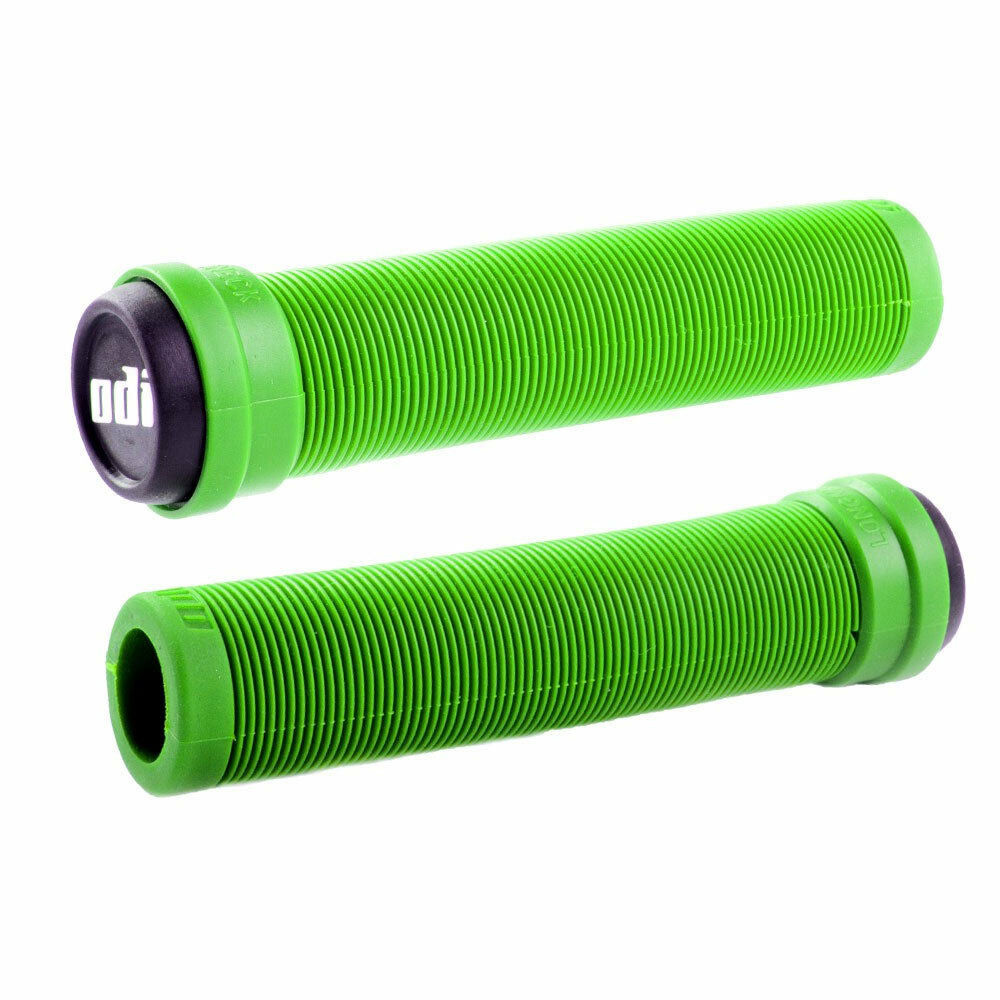 ODI BMX Bicycle Handlebar End Plugs – Green Nylon, Pair, USA Made